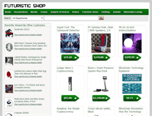 Tablet Screenshot of futuristicshop.com